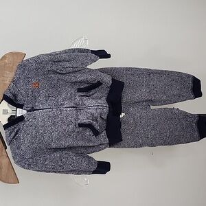 Baby Gap Two Piece Set Outfit Pants Jackets Blue 6-12 Months